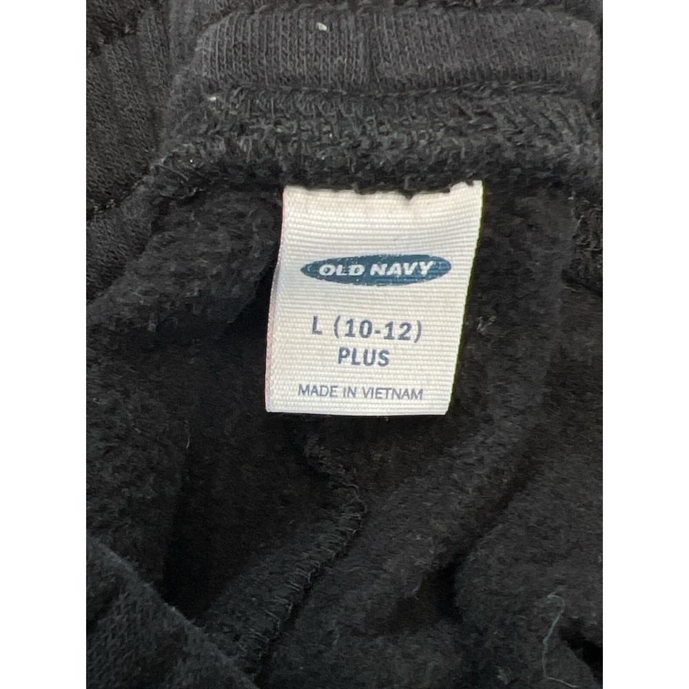 Old Navy‎ Kids Jogger Sweatpants Black Size L 10 12 Elastic Waist Activewear - Picture 5 of 7